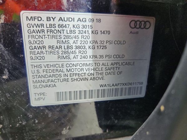 2019 AUDI Q7