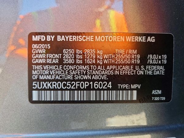 2015 BMW X5 xDrive35i