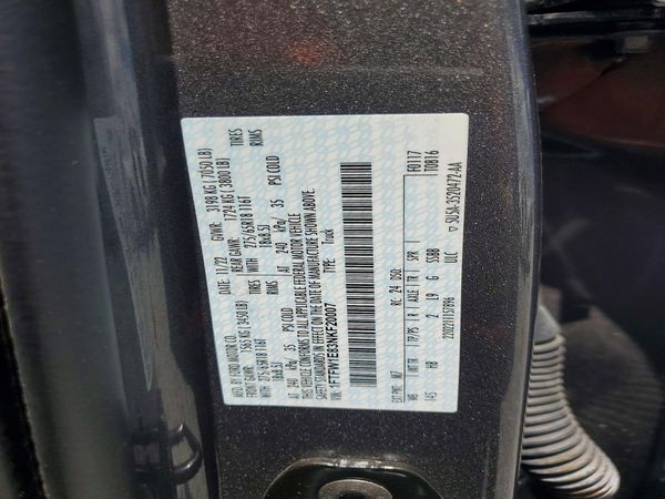 2022 FORD F150 SuperCrew