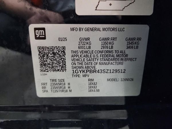 2025 CADILLAC XT6 Luxury — VINS