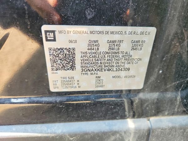 2019 CHEVROLET EQUINOX LT (1LT)
