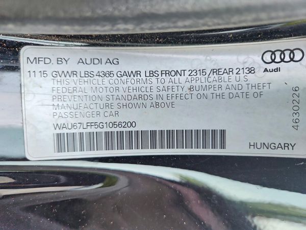 2016 AUDI A3 Premium