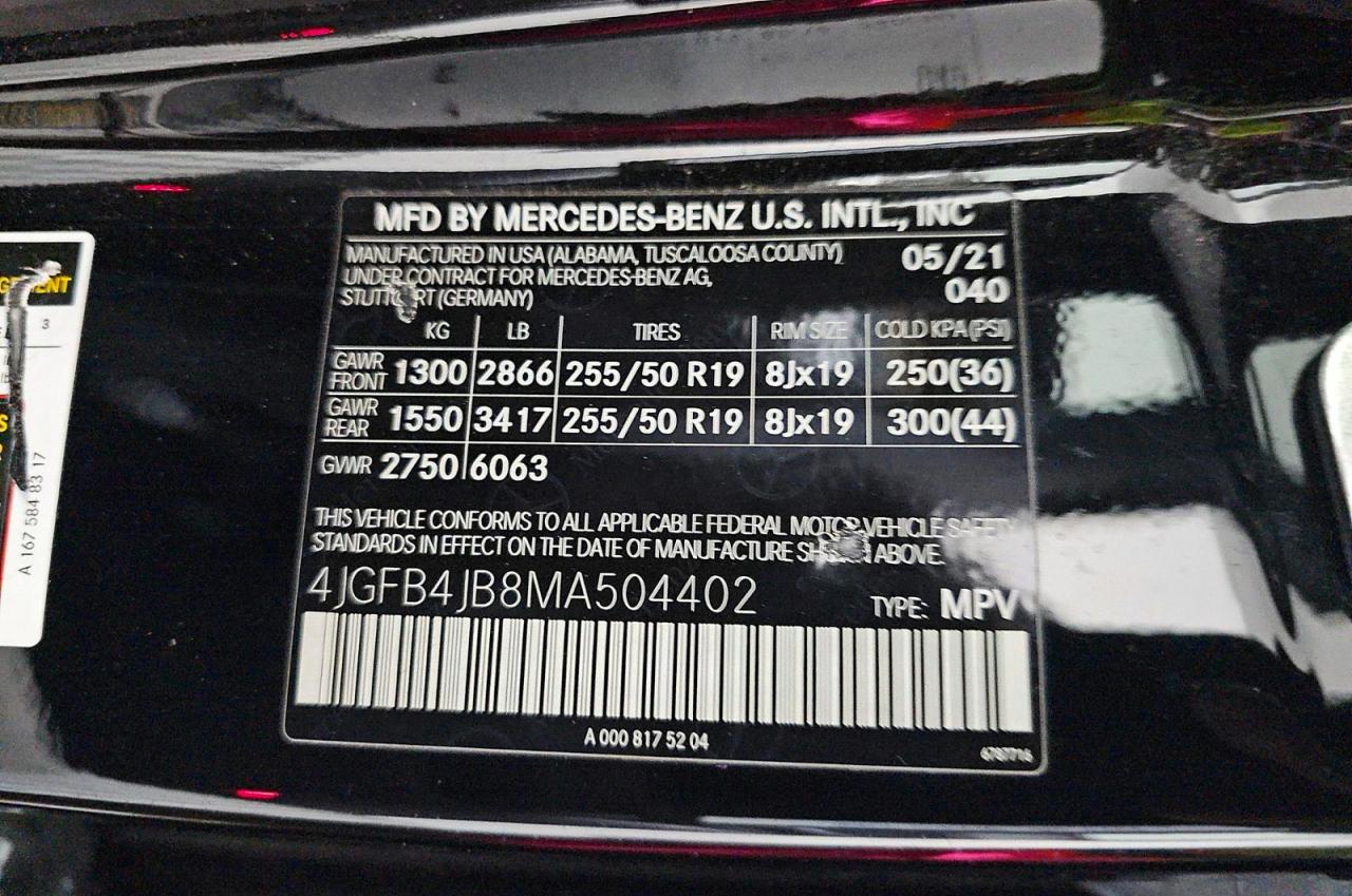 2021 MERCEDES-BENZ GLE