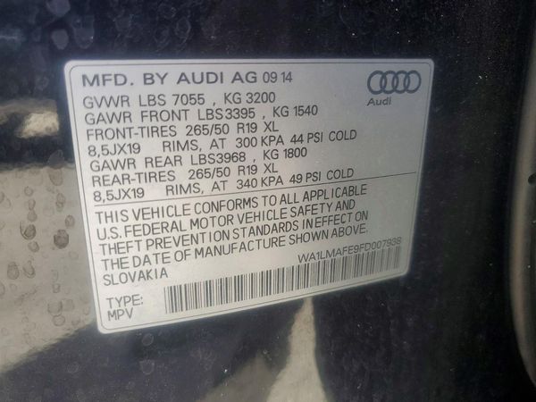 2015 AUDI Q7 Premium Plus