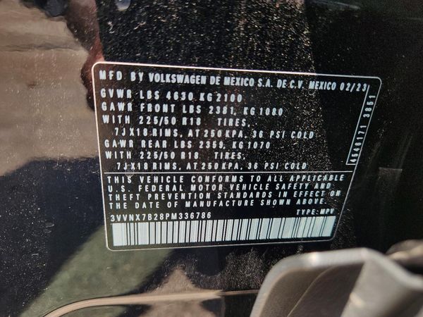 2023 VOLKSWAGEN TAOS