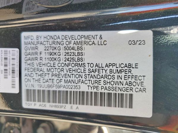 2023 ACURA TLX SH-AWD A-SPEC