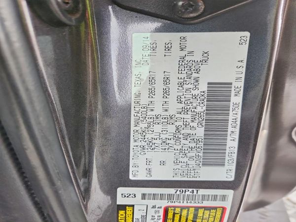 2015 TOYOTA TACOMA Delux Grade