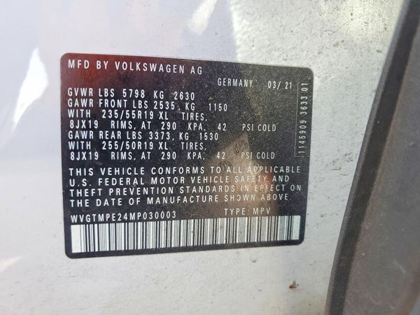 2021 VOLKSWAGEN ID.4