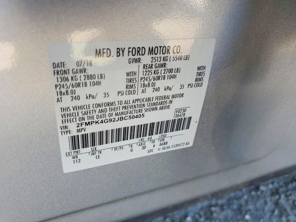 2018 FORD EDGE