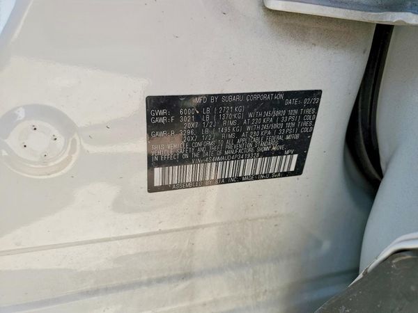 2023 SUBARU ASCENT