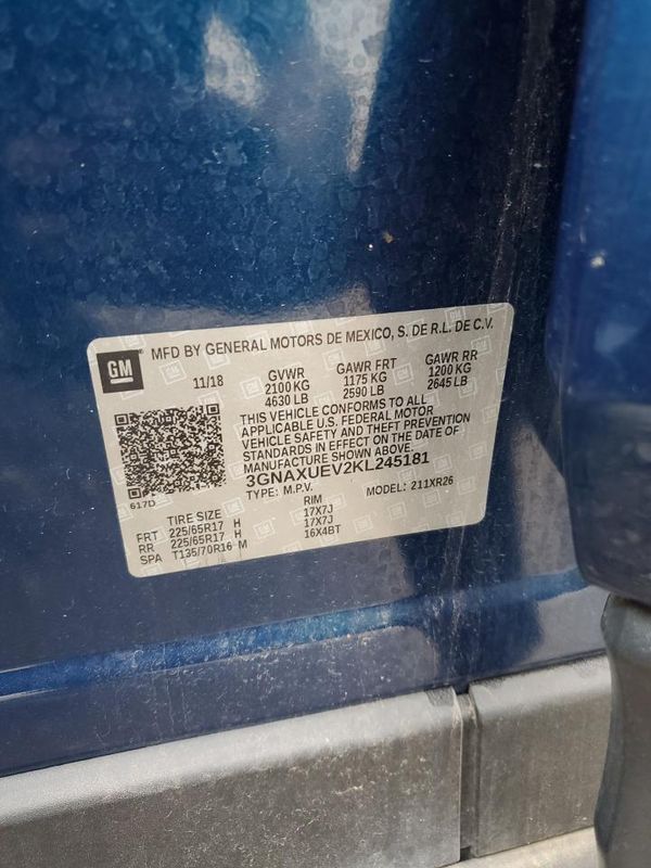 2019 CHEVROLET EQUINOX LT (1LT)