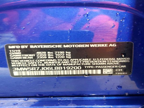 2020 BMW 330XI xDrive NA