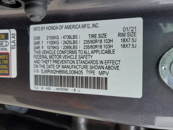 2021 HONDA CR-V