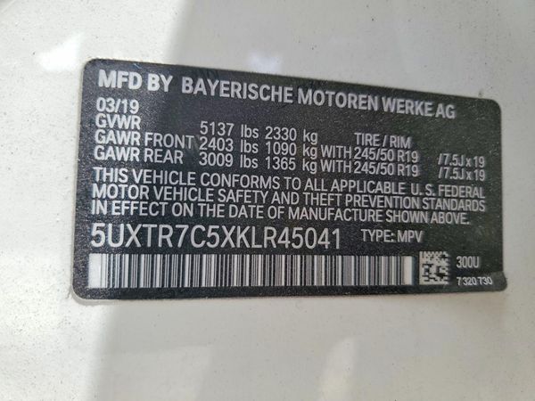 2019 BMW X3 sDrive30i