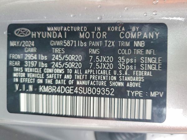2025 HYUNDAI PALISADE SEL Premium