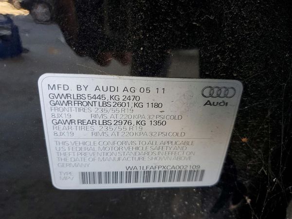 2012 AUDI Q5 Premium Plus