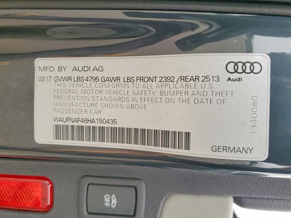 2017 AUDI A4 quattro Prestige