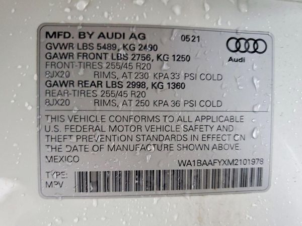 2021 AUDI Q5