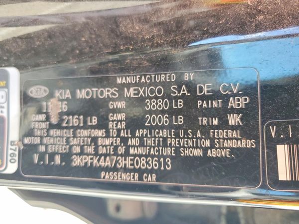 2017 KIA FORTE LX Base