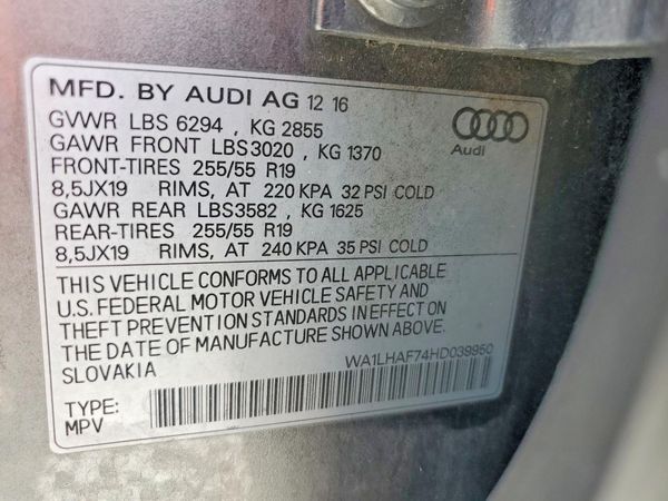 2017 AUDI Q7