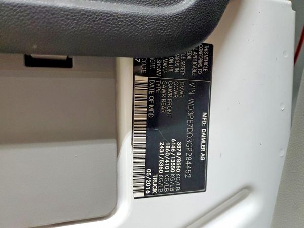 2016 MERCEDES-BENZ SPRINTER