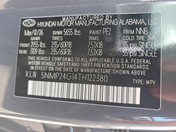 2026 HYUNDAI SANTA FE SEL