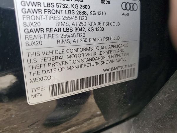 2020 AUDI SQ5