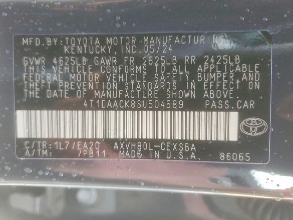 2025 TOYOTA CAMRY