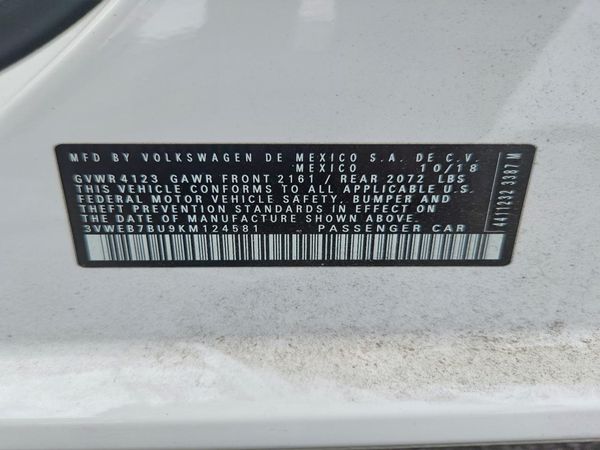 2019 VOLKSWAGEN JETTA