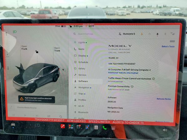 2026 TESLA MODEL Y