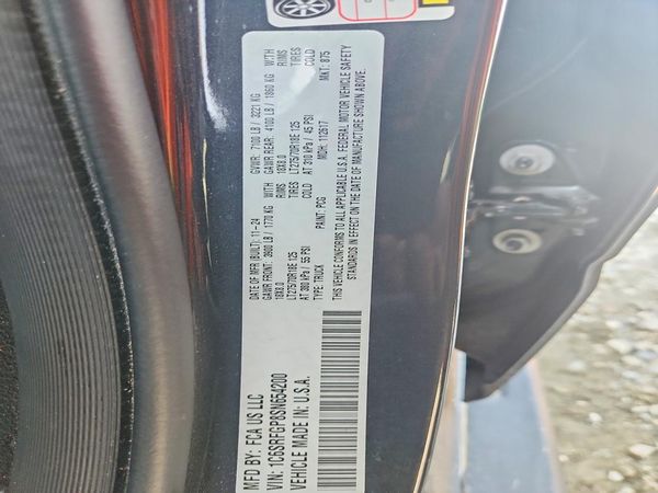 2025 RAM 1500 Tradesman — VINS