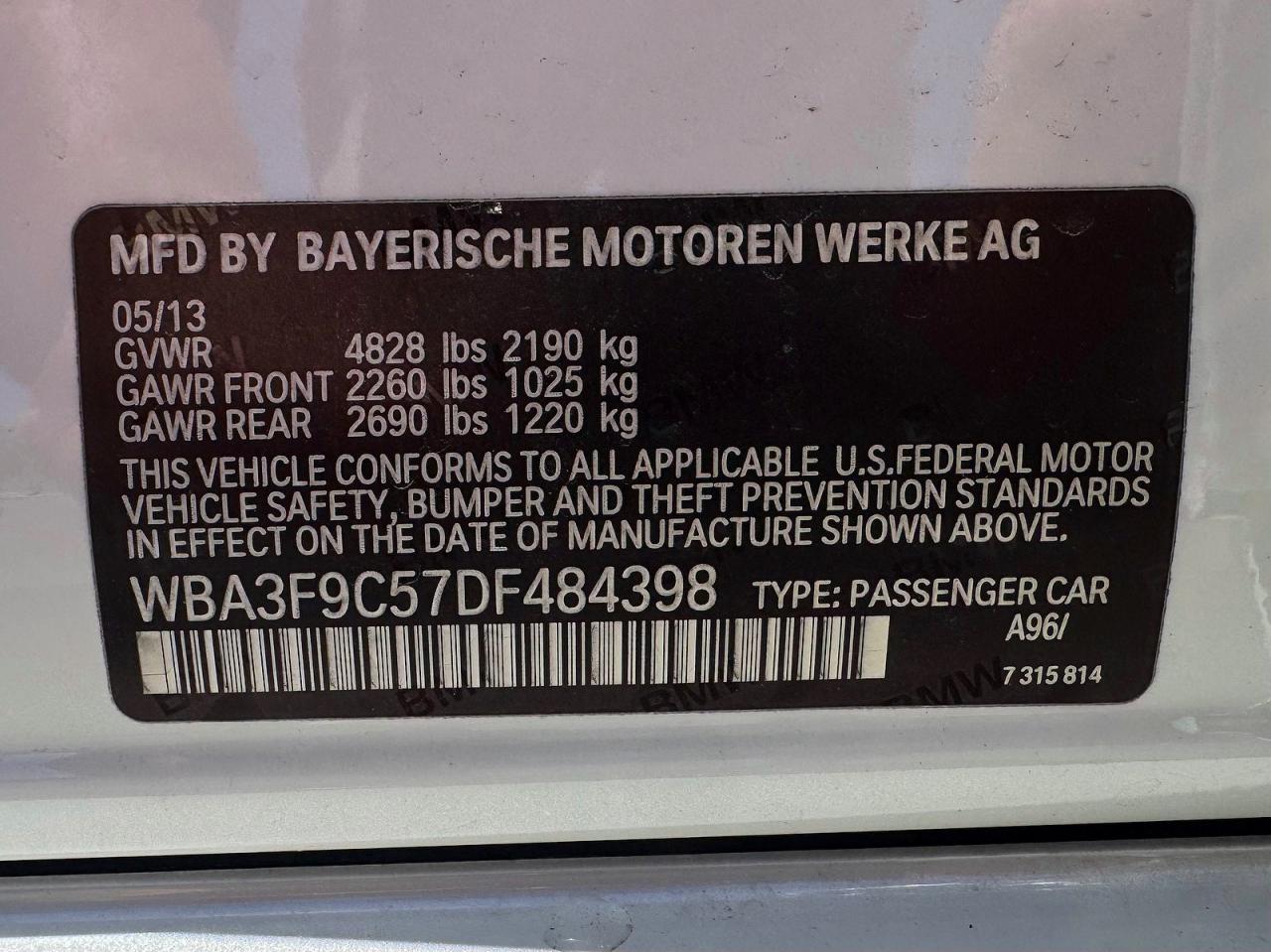 2013 BMW ACTIVEHYBRID 3