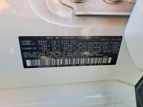 2024 SUBARU ASCENT PREMIUM 8