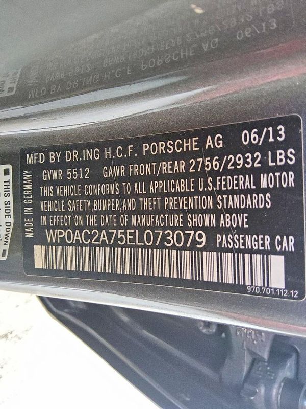 2014 PORSCHE PANAMERA