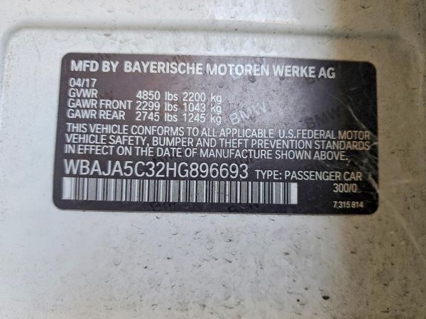 2017 BMW 530
