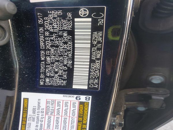 2018 TOYOTA CAMRY LE/SE/XLE/XSE