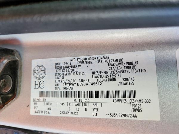 2018 FORD F150