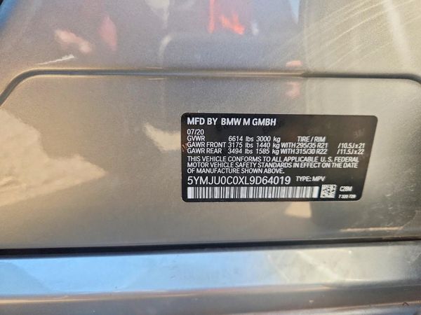 2020 BMW X5 X5 M
