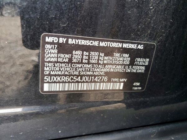 2018 BMW X5 xDrive50i