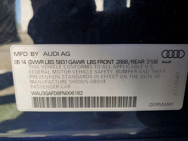 2015 AUDI A8 L