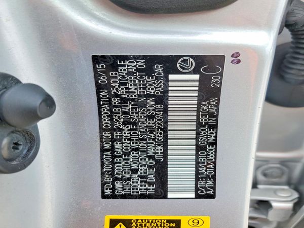 2015 LEXUS ES 350