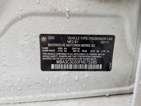 2015 BMW 320 xDrive SA