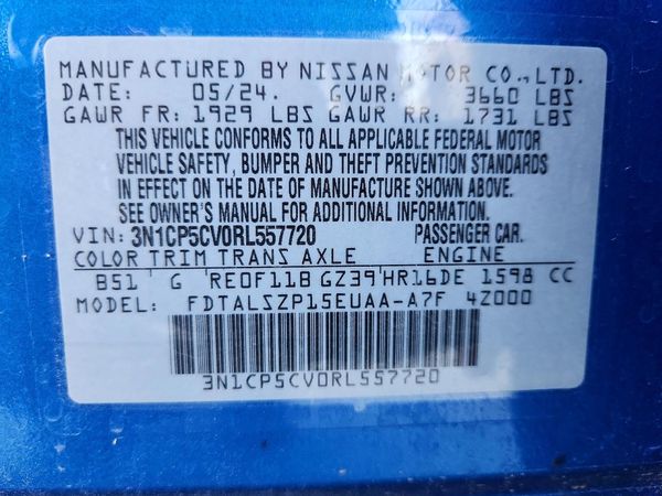2024 NISSAN KICKS SV