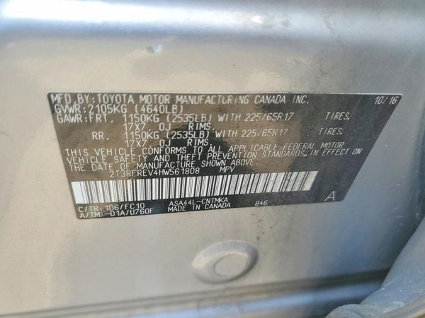 2017 TOYOTA RAV4 XLE