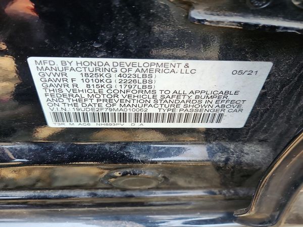 2021 ACURA ILX