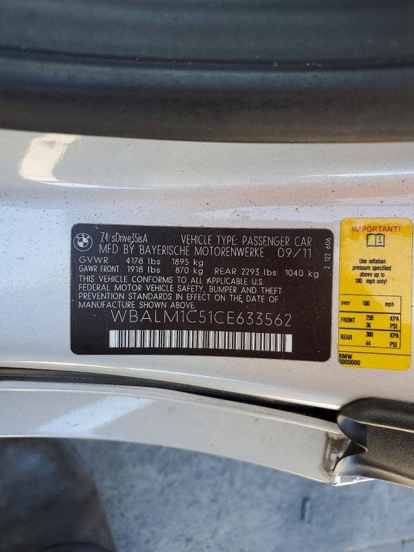 2012 BMW Z4 sDrive35is
