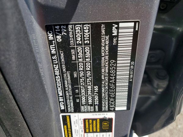 2015 MERCEDES-BENZ GL GL450