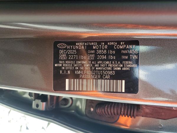 2026 HYUNDAI ELANTRA Limited