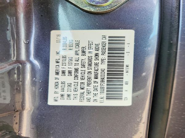 2017 ACURA TLX Base