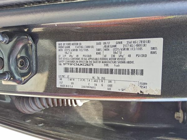2018 FORD F150